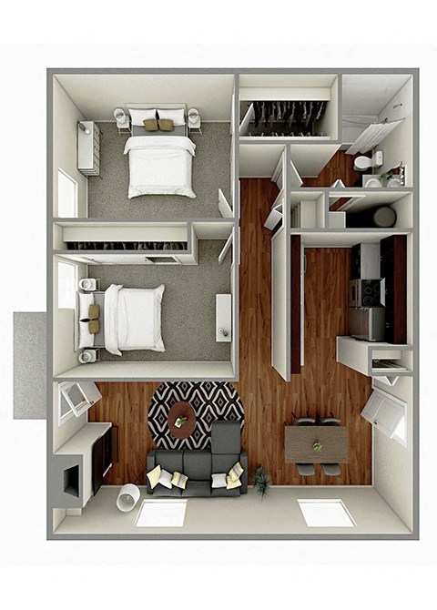 The Red Oak Floor Plan at Governor's Park, Colorado, 80525